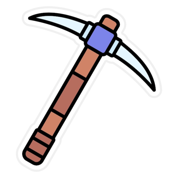 Pickaxe icon vector image Can be used for History