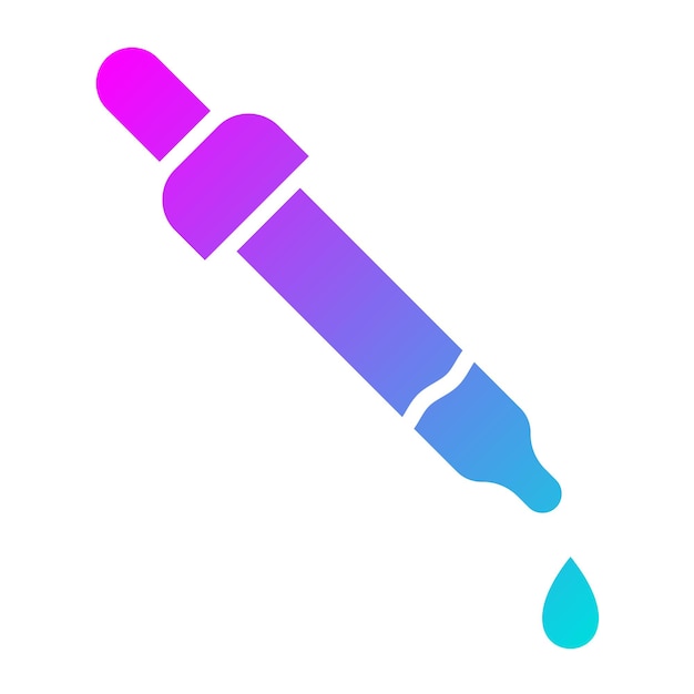 Pipette Vector Icon Design Illustration