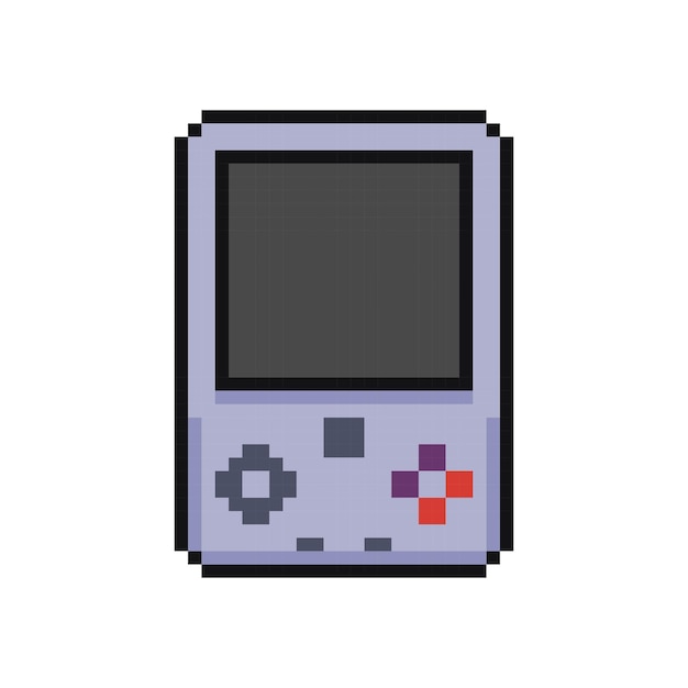 Pixel retro portable console