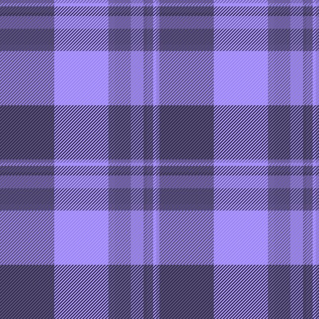 Plaid seamless background of check pattern textile with a texture fabric tartan vector