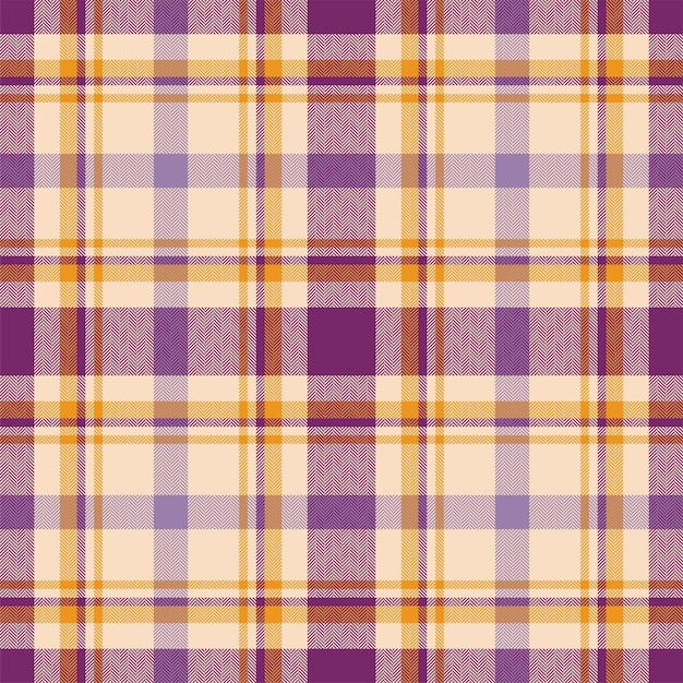 plaid seamless pattern check fabric texture vector textile print