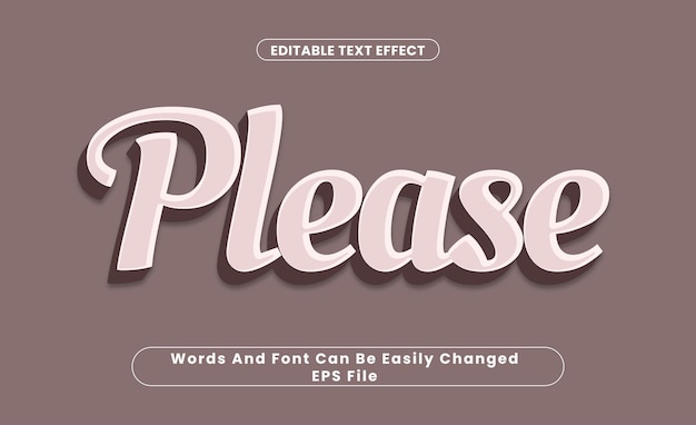 Please Editable Text Effect Font and Word Can Be Change