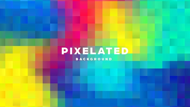 polygonal abstract background with squares colorful gradient design low poly geometric rectangle
