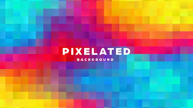 polygonal abstract background with squares colorful gradient design low poly geometric rectangle
