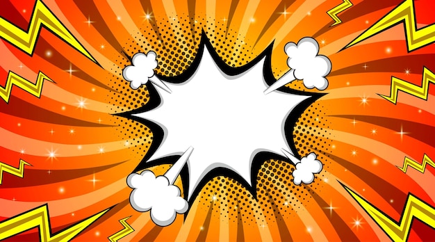 pop art comic background cartoon vector illustration