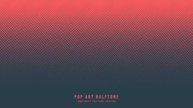 pop art wavy dotted structure halftone pattern vector border abstract background
