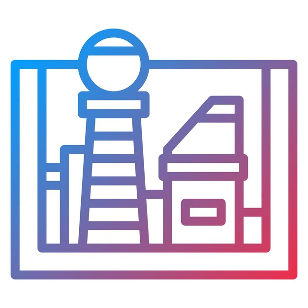 Post Apocalyptic icon vector image Can be used for Movie Genres