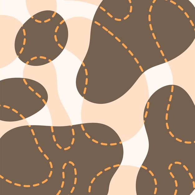Poster with abstract geometric pattern