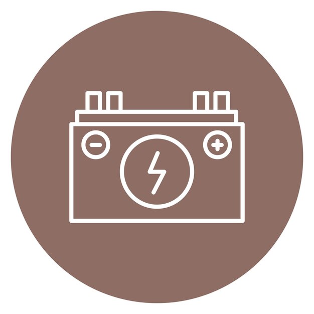 Power Source icon vector image Can be used for Electric Circuits