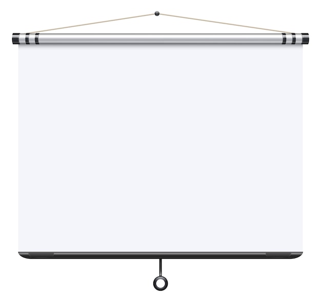 Presentation board blank white template Whiteboard mockup