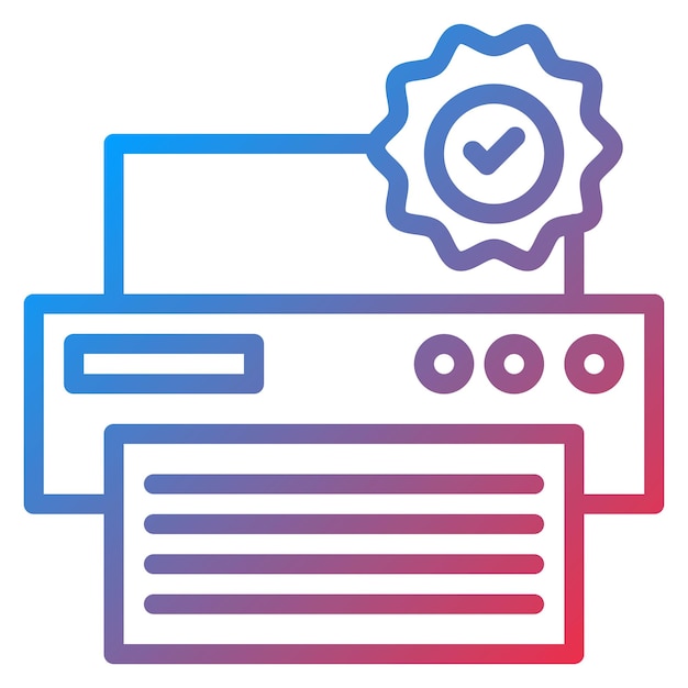 Print Quality icon vector image Can be used for 3d Printing