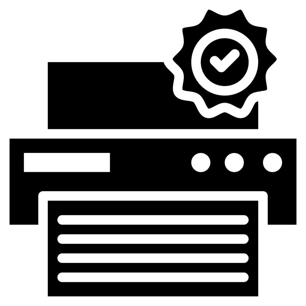 Print Quality icon vector image Can be used for 3d Printing