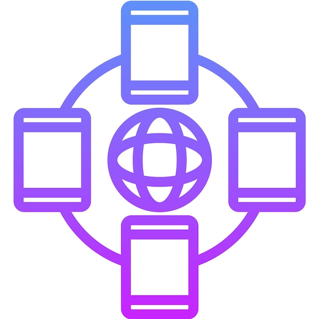 professional networking vector icon illustration of networking iconset