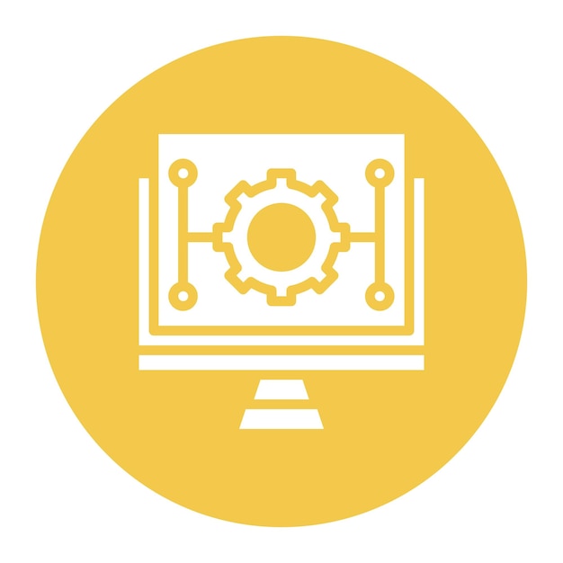 programmable automation icon vector image can be used for cyberpunk