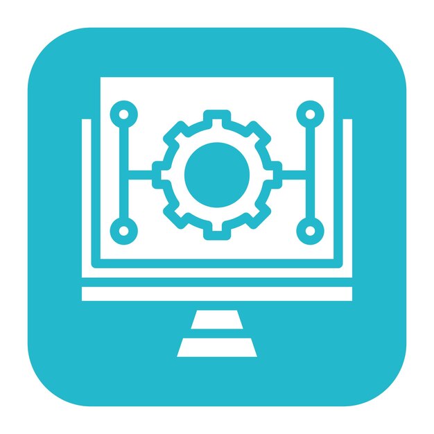 programmable automation icon vector image can be used for cyberpunk