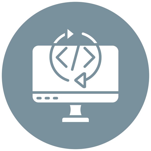 programming cycle vector illustration style