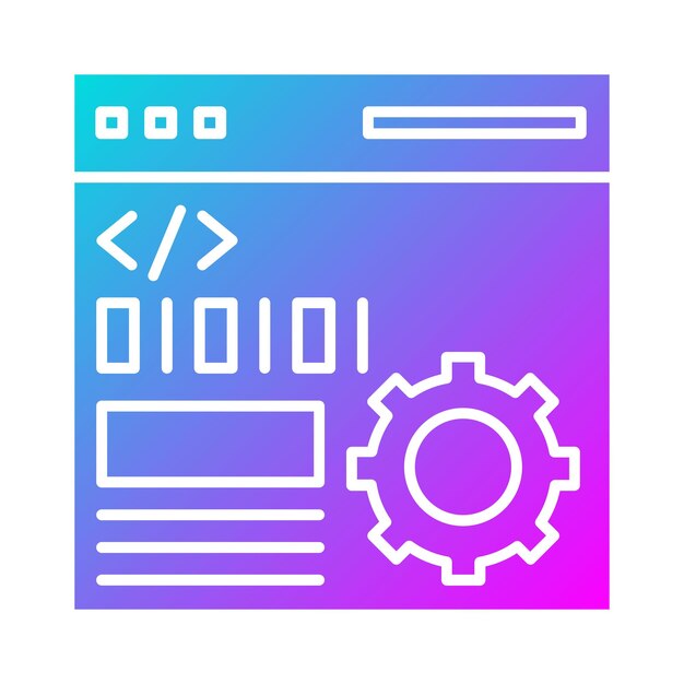 programming settings vector icon can be used for seo and sem iconset