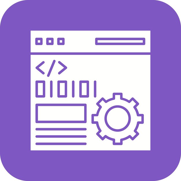 programming settings vector icon can be used for seo and sem iconset