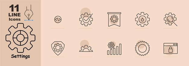 programming tag checklist shield graph padlock and magnifier represents system security coding and optimization features