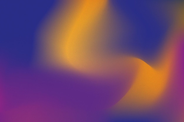 Purple and blue and light orang grainy gradient background