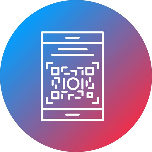 QR Code icon vector image Can be used for Communications