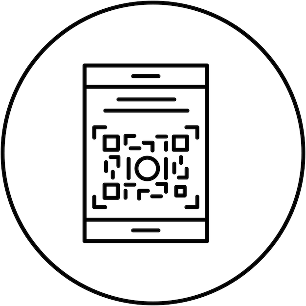 QR Code icon vector image Can be used for Communications