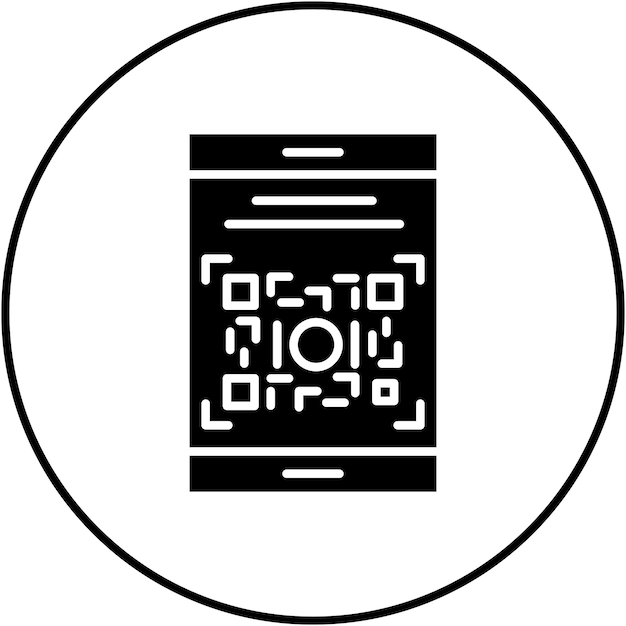 QR Code icon vector image Can be used for Communications