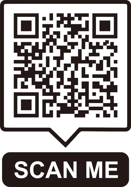 QR code scan icon Scan me frame QR code scan for smartphone