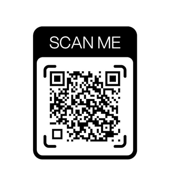 qr code scan me scan qr code icon