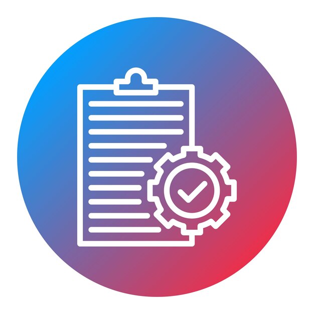 quality control icon vector image can be used for additive maufacturing