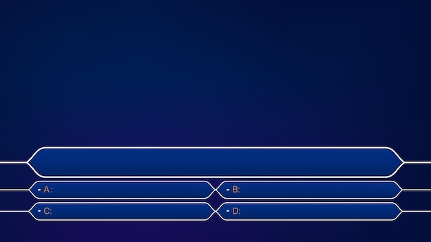 Quiz Game Interface with Question and Multiple Choices