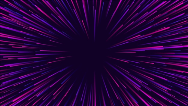 Radial lines. Explosion effect background
