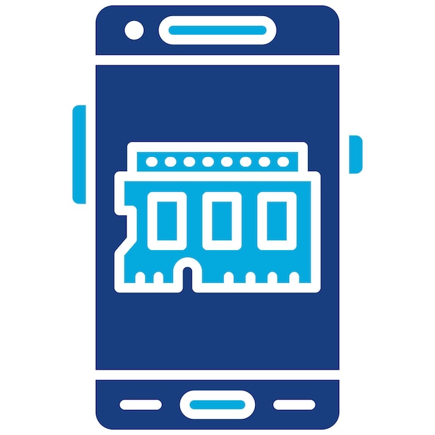 ram icon vector image can be used for mobile app development
