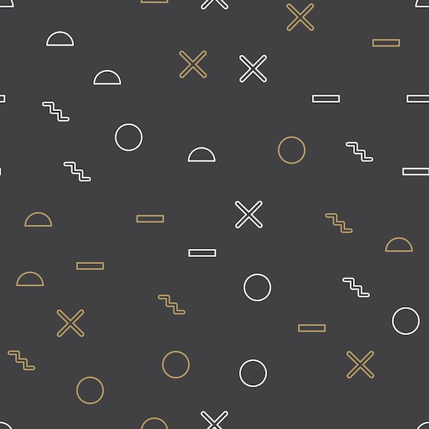 random geometric shape pattern, abstract background in 80s, 90s retro style. colorful geometrical illustration