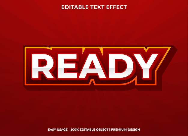 ready editable text effect template with abstract background use for business logo and brand