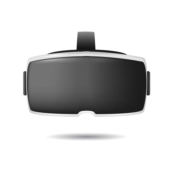 Realistic Detailed 3d Virtual Reality Headset Box Vector