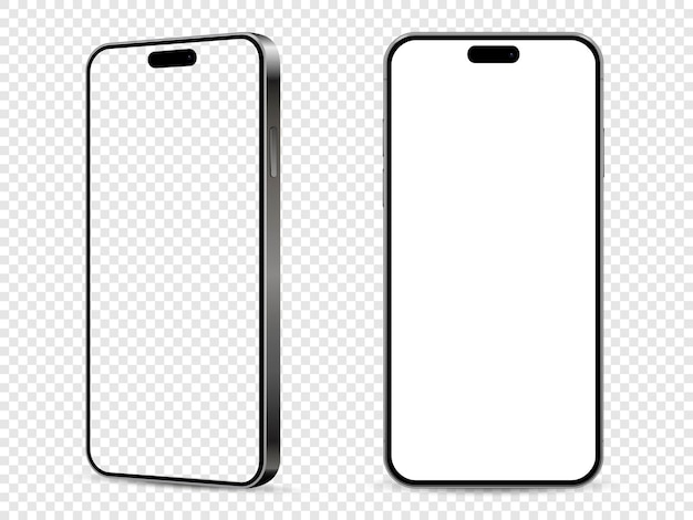 Realistic smartphone mockup