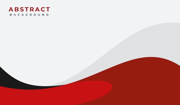 Red and black abstract geometric background vector illustration