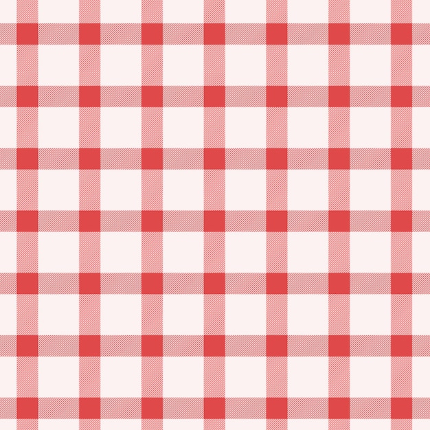 red and white gingham seamless pattern