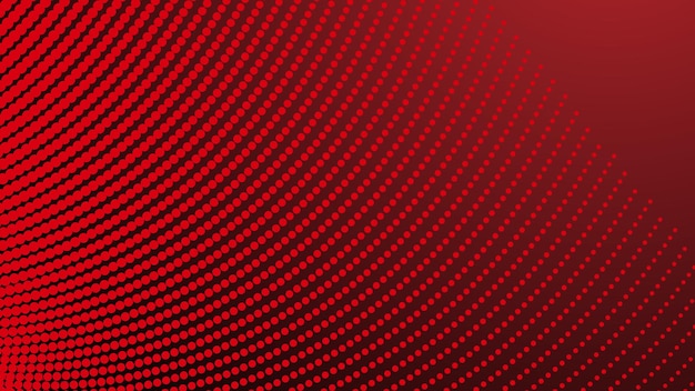 Red gradient with halftone abstract background for backdrop or presentation
