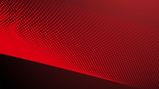 Red gradient with halftone abstract background for backdrop or presentation