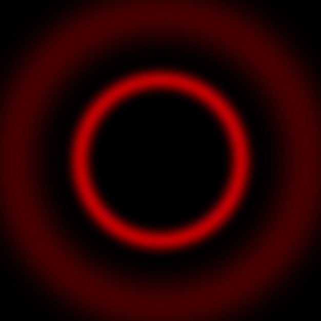 Red Neon Circle Background