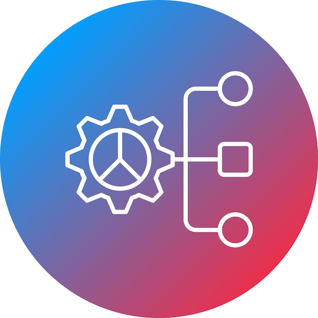resource allocation icon vector image can be used for project management
