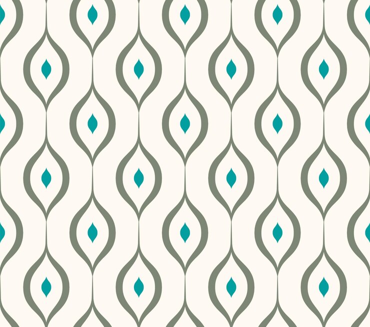 Vektor retro style seamless pattern. vector wallpaper