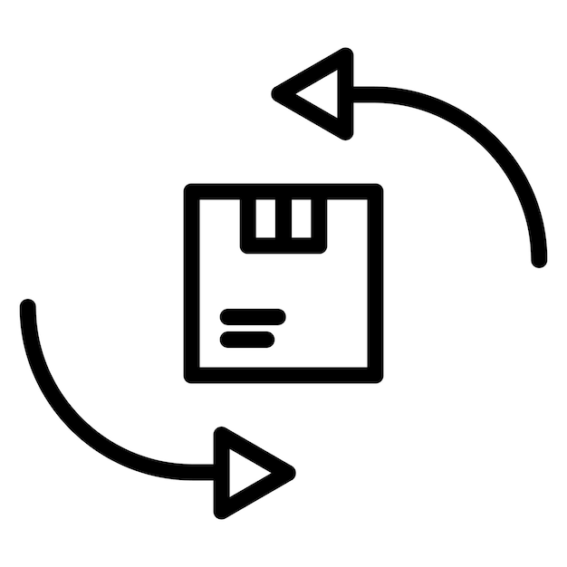 return process icon vector image can be used for order fulfilment