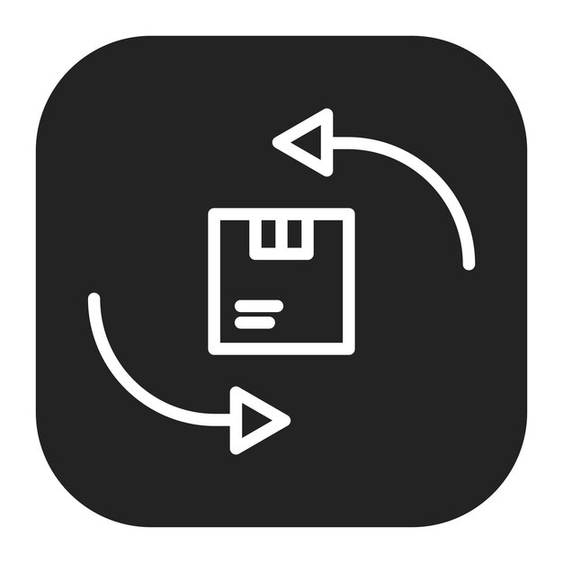 return process icon vector image can be used for order fulfilment