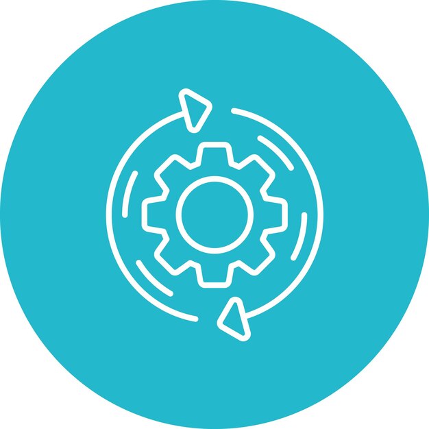 reverse engineering icon vector image can be used for data analytics