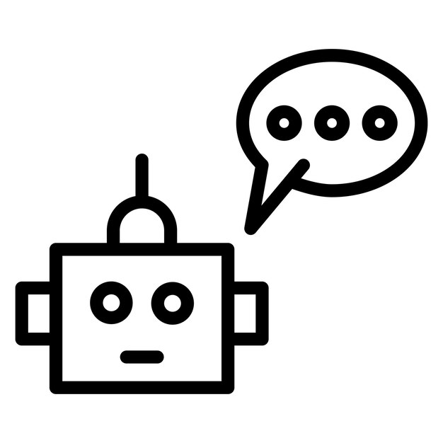 Robot Assistant icon vector image Can be used for Robotics