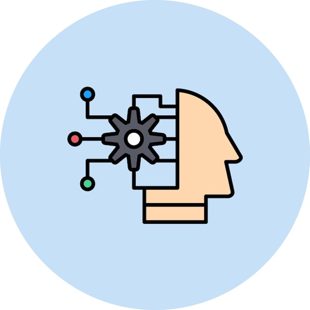 robotics flat illustration