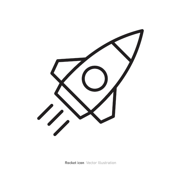 Rocket icon design vector illustration